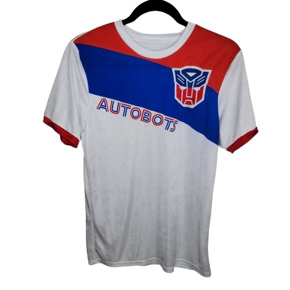 Transformer Optimus Prime Men's Soccer Jersey Size Medium - Picture 1 of 4